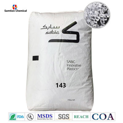 Qualità  UV Stabilized S-Plastic  143 Polycarbonate Plastic Resin HB 10.5 MFR fabbrica
