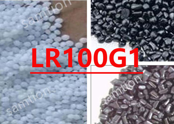 La resina S-Plastic  LR100G1 è un materiale rinforzato al 10% con fibre di vetro utilizzato per applicazioni di stampaggio a iniezione non cosmetiche