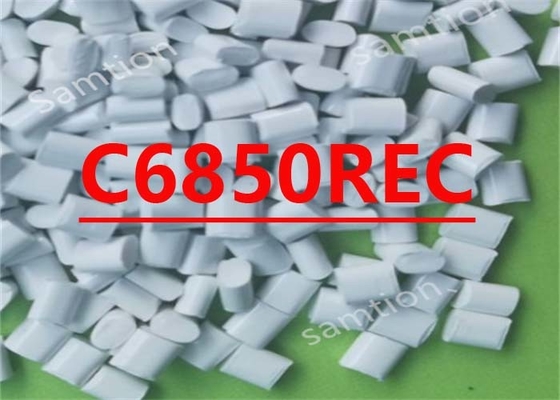 Dati preliminari di C6850REC. Riciclo PC+ABS basato sul pre-consumo al 50%.