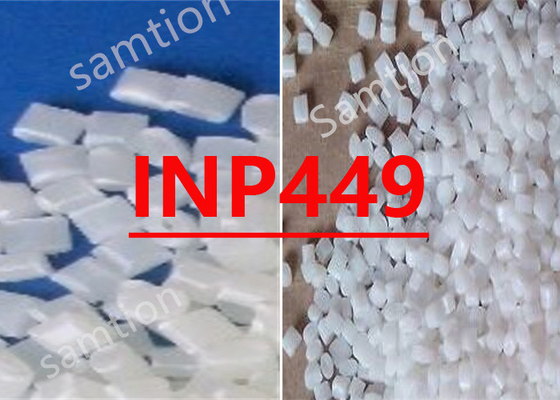 S-Plastic Cycolac INP449 è una resina T-SAN (Teflone (PTFE) - Stirene-Ancrilonitrile) destinata ad essere utilizzata come agente antigoccioline FR
