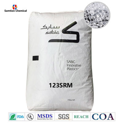Pellets di policarbonato S-Plastic  modificati per impatto Resina 123SRM