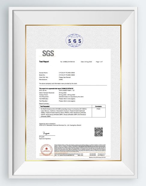 La CINA SAMTION INTERNATIONAL LIMITED Certificazioni